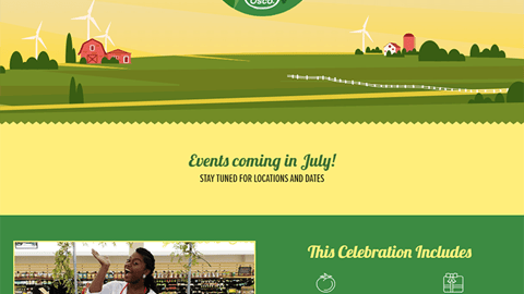 Jewel-Osco 'Celebrate Earth' Microsite